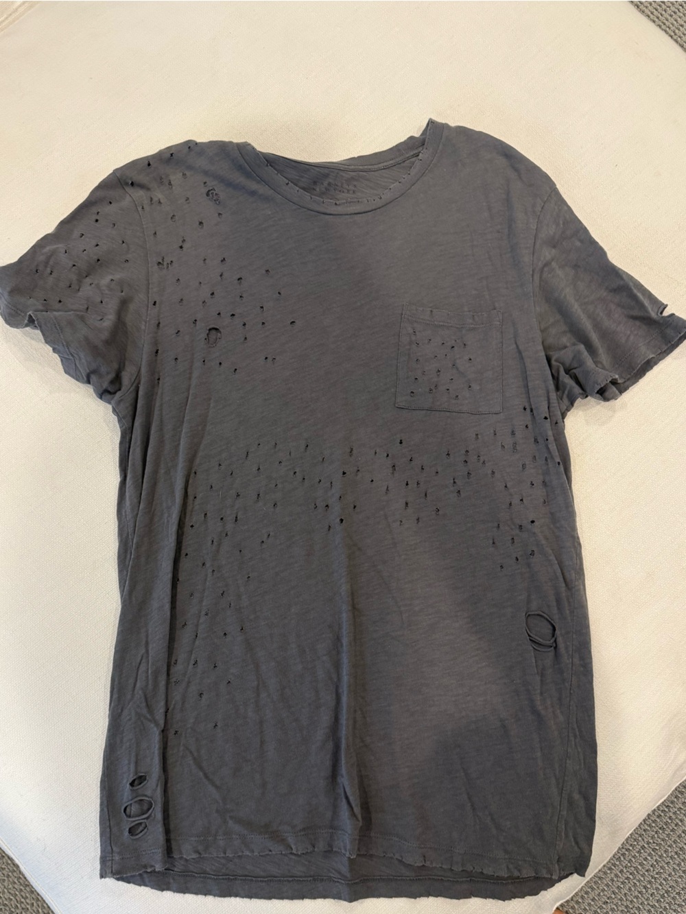 Barney’s New York hole tshirt
